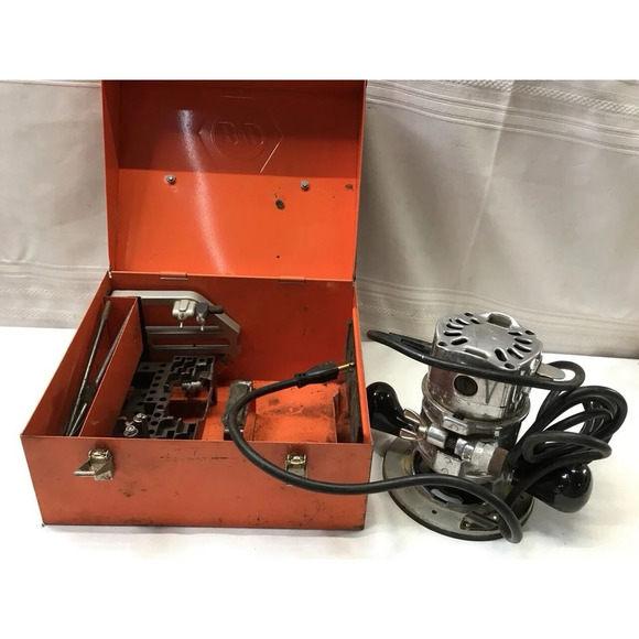 Vintage BLACK & DECKER U-365 H.D. ROUTER, Corded Electric 115V 5.5A 19k RPM. b-x - Picture 2 of 6